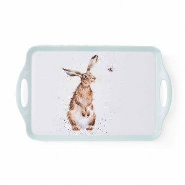 'Hare and the Bee' Hare Large Tray