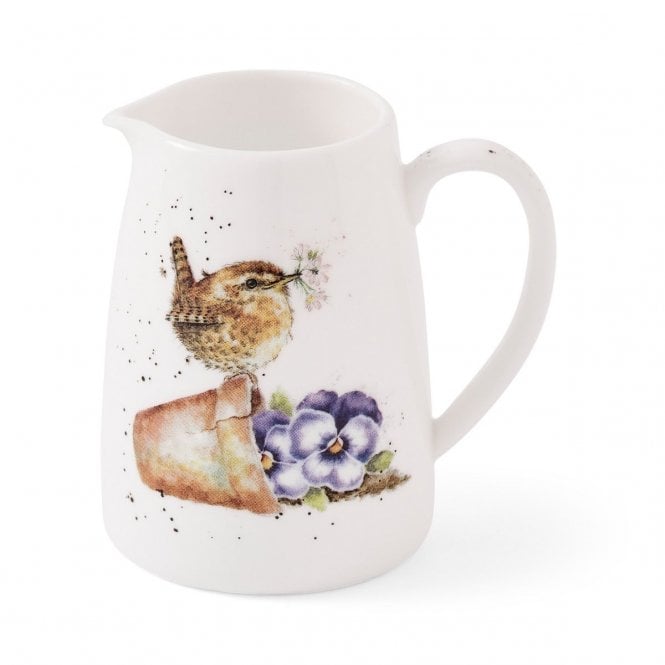 Wrendale Designs 'Pottering About' Wren Posy Jug