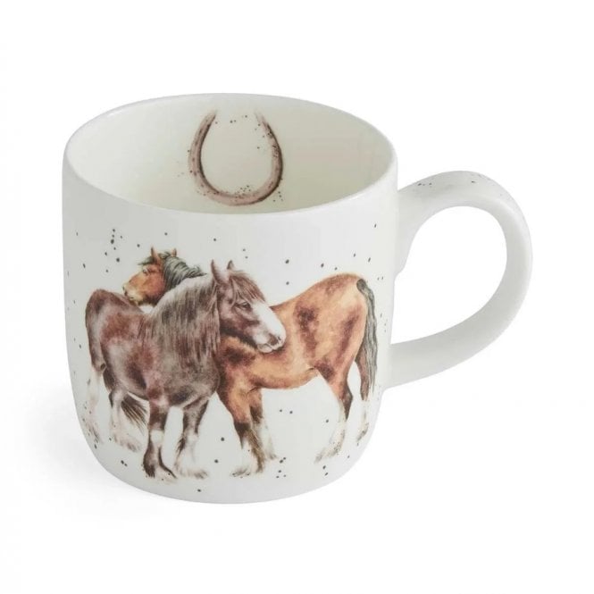 Wrendale Designs 'Side By Side' Horses Mug