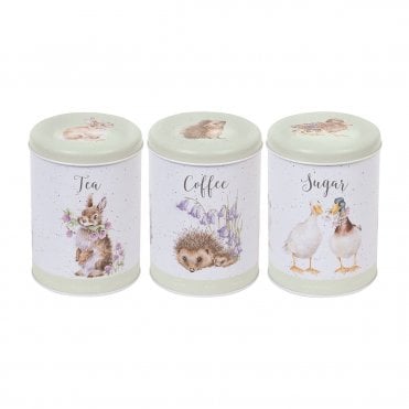 'The Country Set' Country Animal Tea Coffee Sugar Set