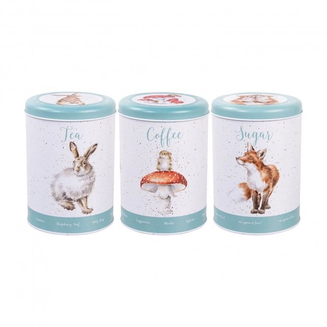 Wrendale Designs 'The Country Set' Tea Coffee Sugar Canisters