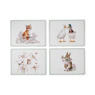 'Wildflower' Large Animal Placemats