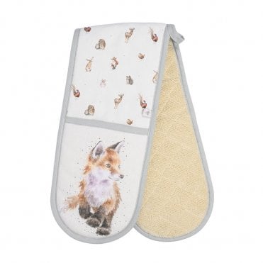 'Woodlanders' Woodland Animal Double Oven Glove