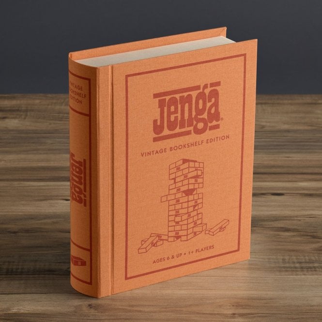 WS Game Company Jenga Vintage Bookshelf Edition
