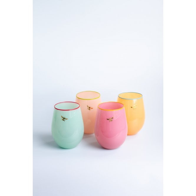 Yvonne Ellen Bee Glass Tumblers (Set Of 4)