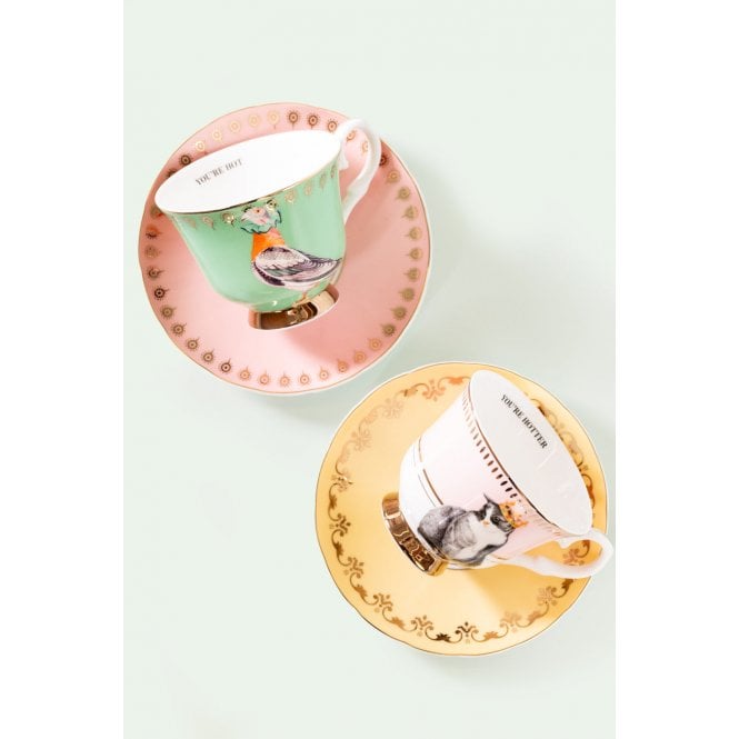 Yvonne Ellen Best of British Teacup & Saucers (Set of 2)