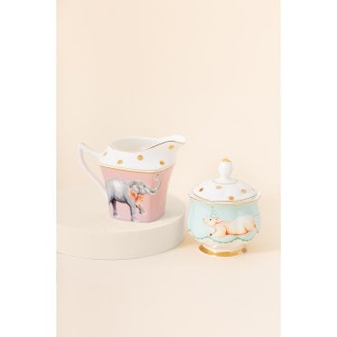 Elephant Milk Jug & Mouse Sugar Pot Set